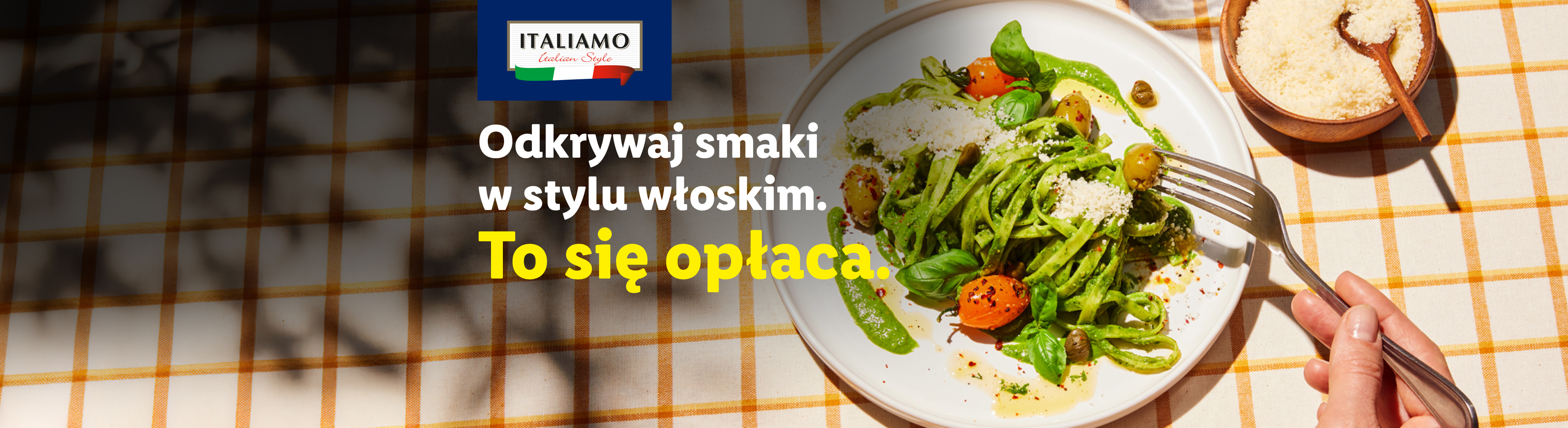 Italiamo. Odkrywaj smaki w stylu włoskim. to się opłaca. Sprawdź więcej produktów italiamo