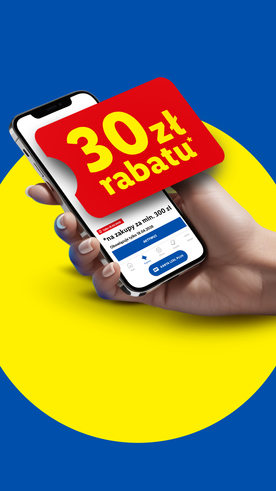 Skanujesz? To się opłaca. 30 zł rabatu na zakupy za minimum 300 zł. Tylko 18.04.2026.