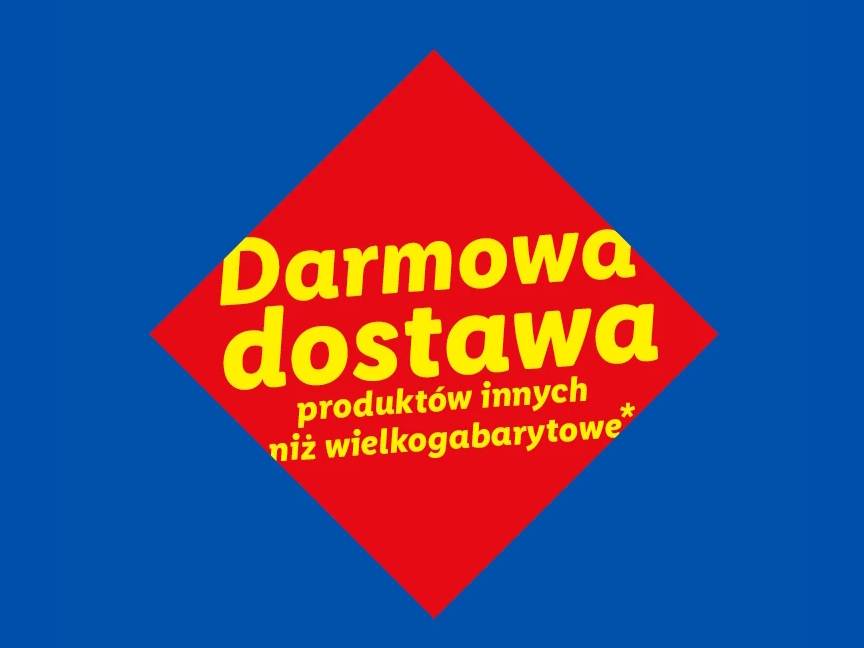 Darmowa dostawa produktów innych niż wielkogabarytowe*