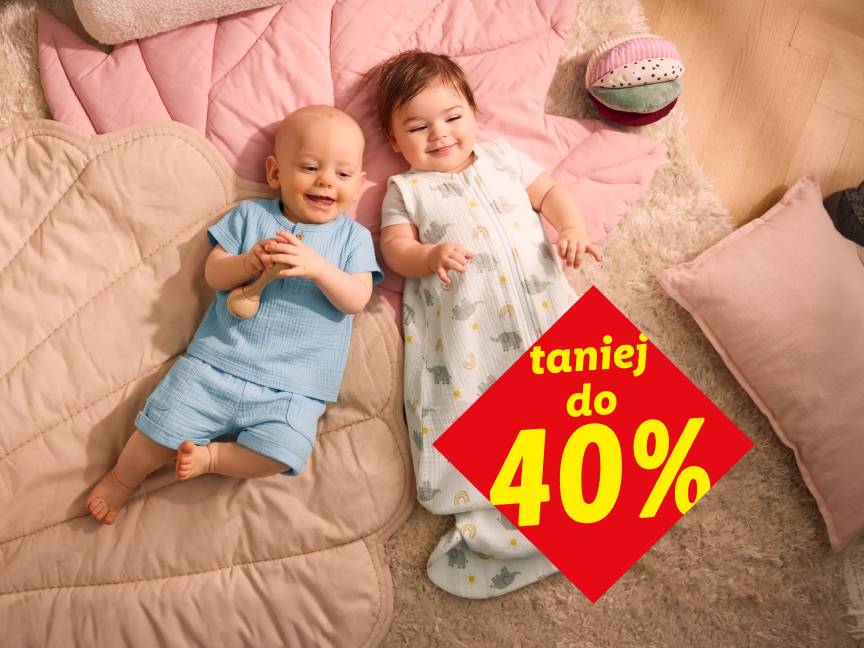 taniej do 40%