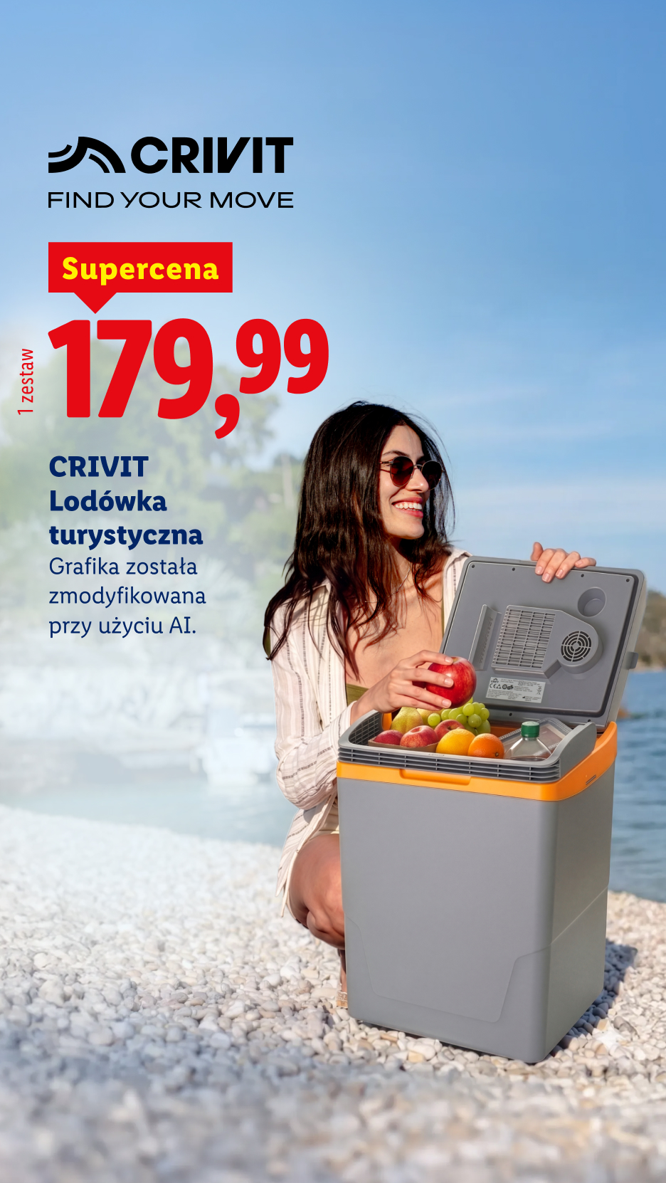 Crivit Lodówka turystyczna, 230 V, 29 L w supercenie 179,99 zł