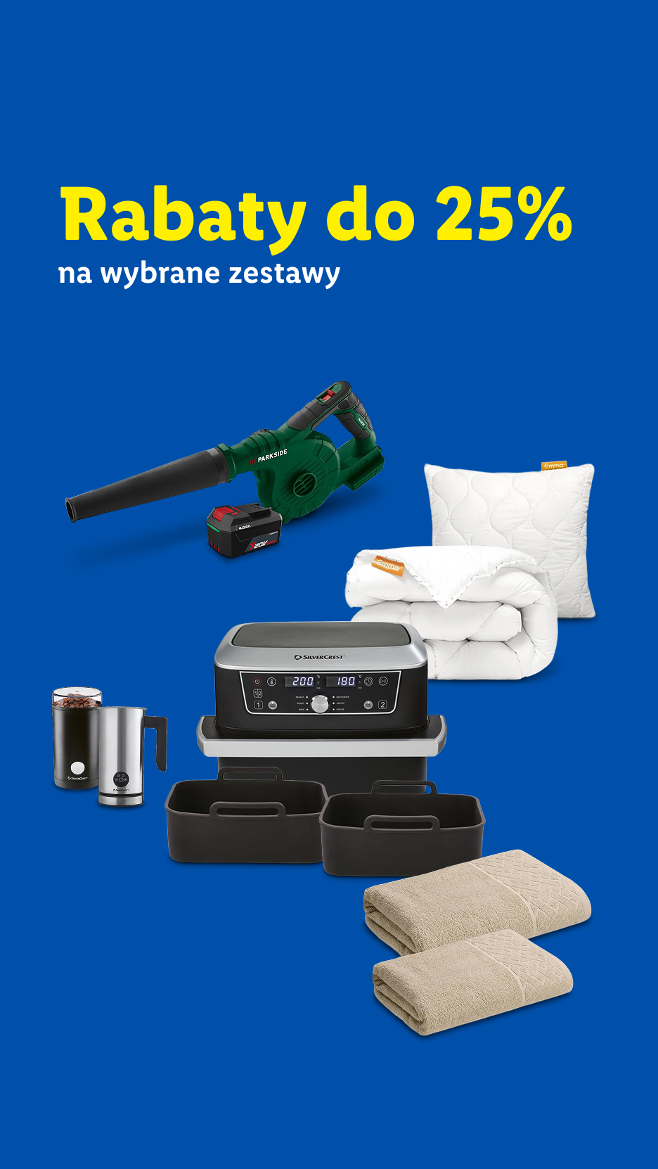 Rabaty do 25% na wybrane zestawy