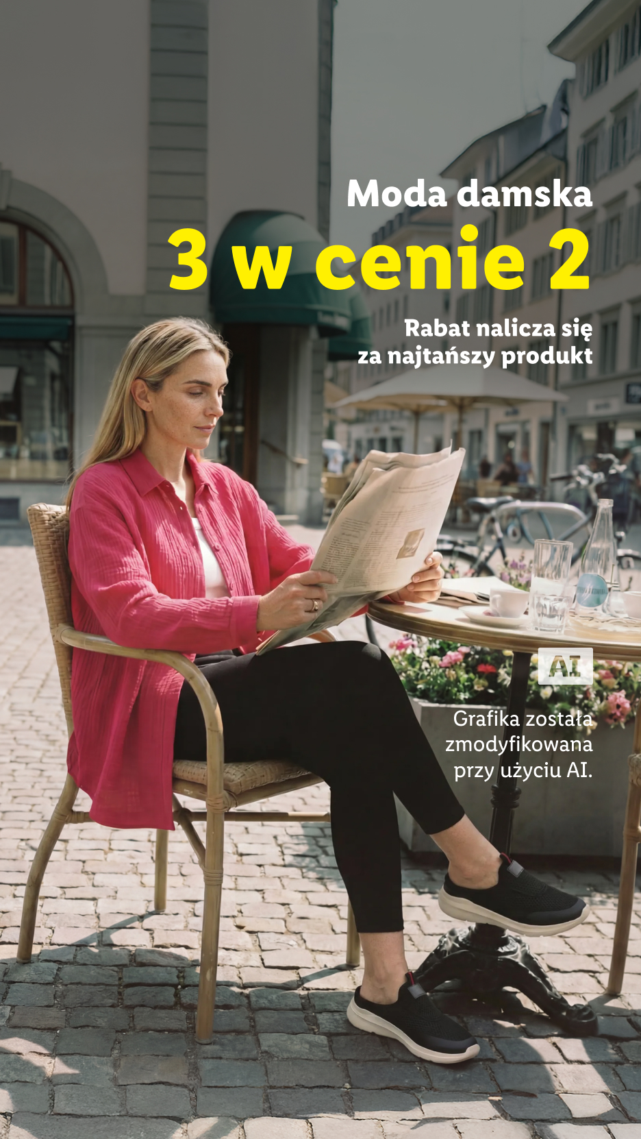 Moda damska 3 w cenie 2 Rabat nalicza się za najtańszy produkt Grafika została zmodyfikowana przy użyciu Ai