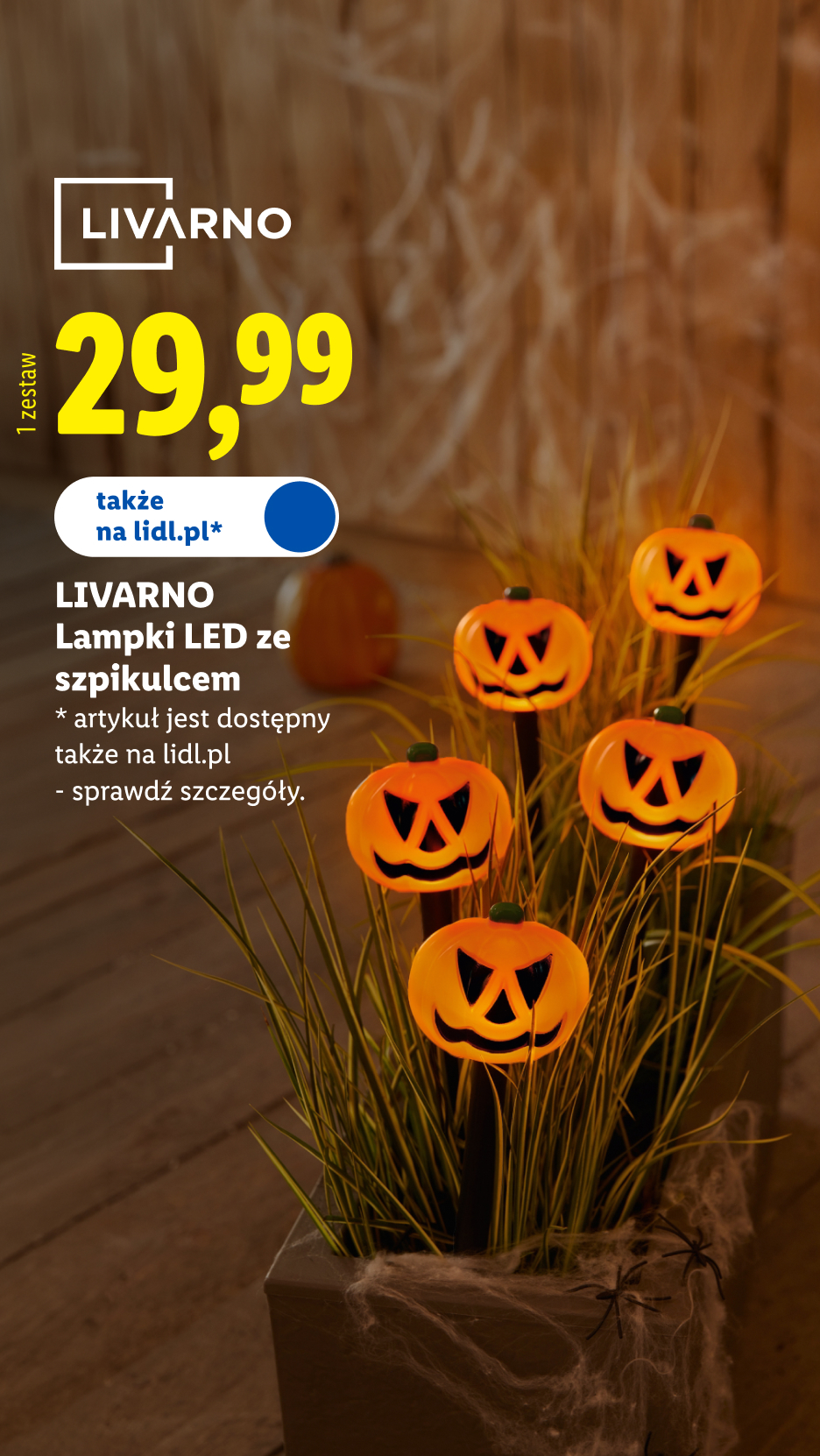 Livarno lampki LED ze szpikulcem, 29,99 zł/1 zestaw, dostępne także na lidl.pl – sprawdź szczegóły.