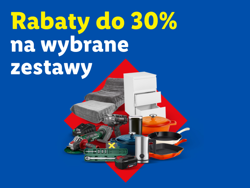 Rabaty do 30% na wybrane zestawy