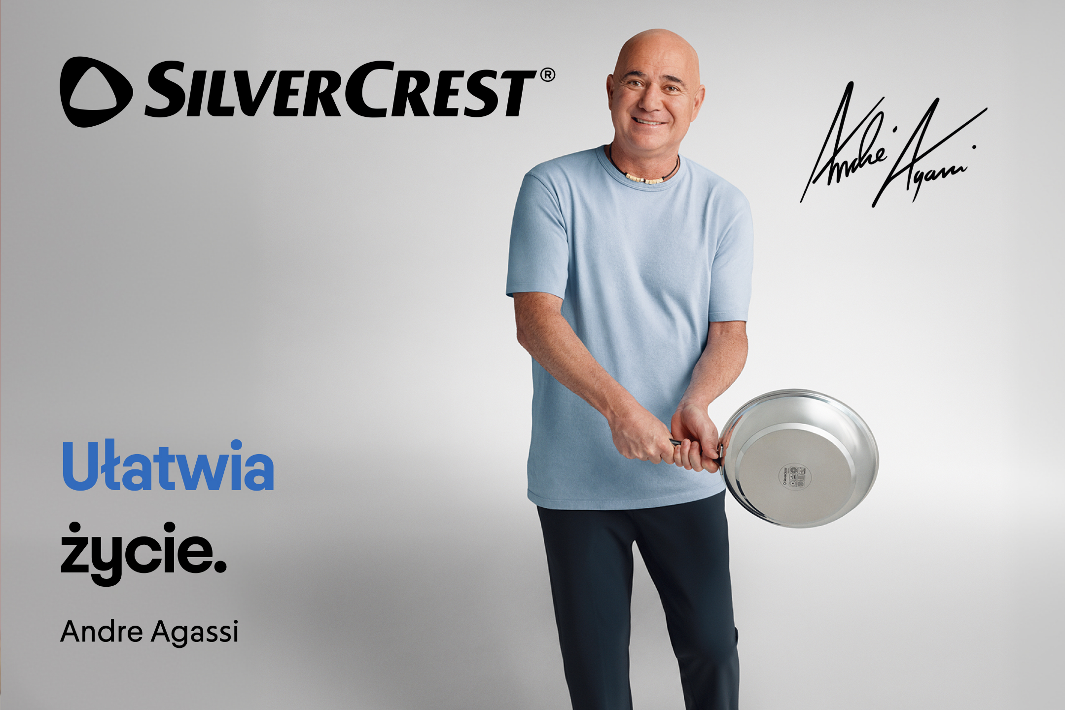 Silvercrest Ułatwia życie. Andre Agassi