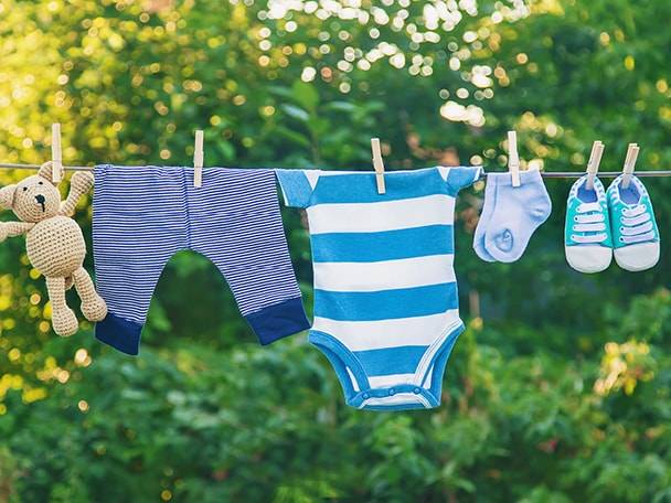 Jak prać ubrania dla niemowląt?
